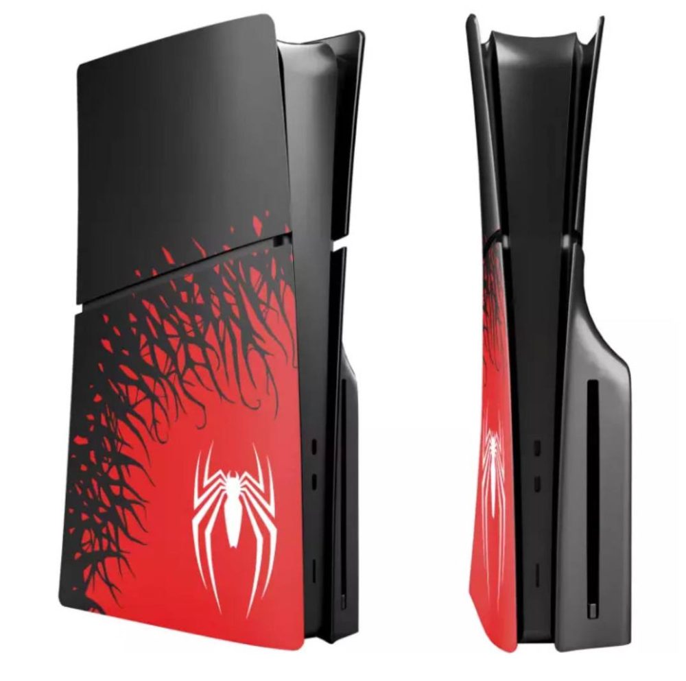 کاور و فیس پلیت طرح اسپایدرمن مخصوص PS5 اسلیم استاندارد و دیجیتال