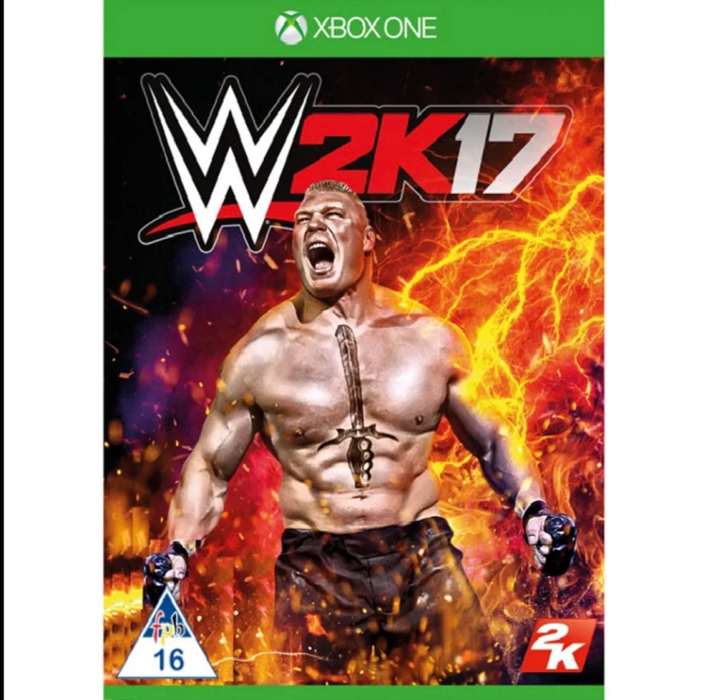 دیسک بازی کشتی کج WWE 2K17 برای Xbox (کارکرده)