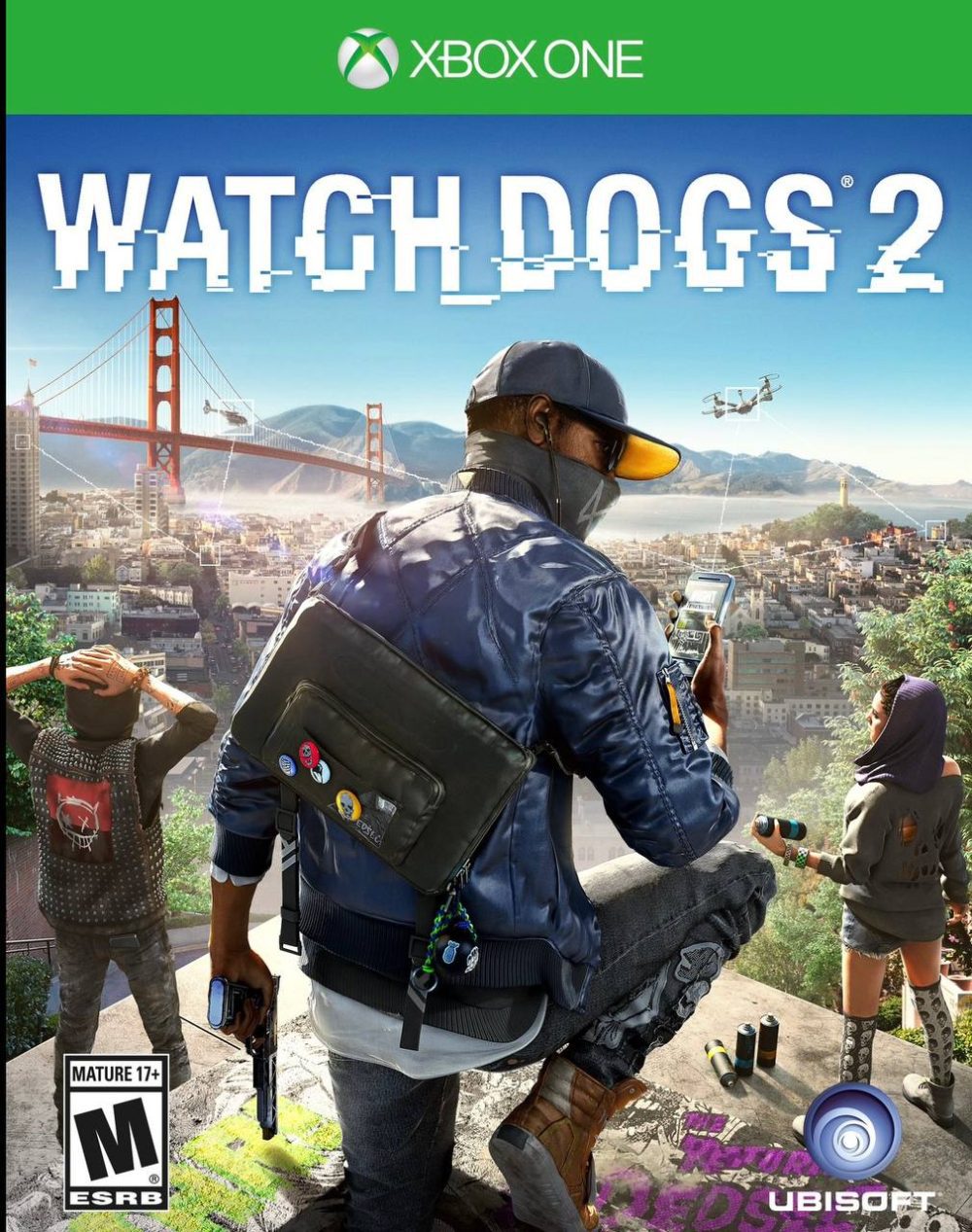 دیسک بازی واچ داگز WATCH DOGS 2 برای Xbox (کارکرده)