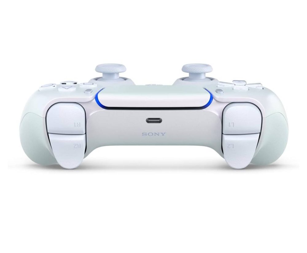 دسته PS5 سفید مرواریدی کروم - Image 3