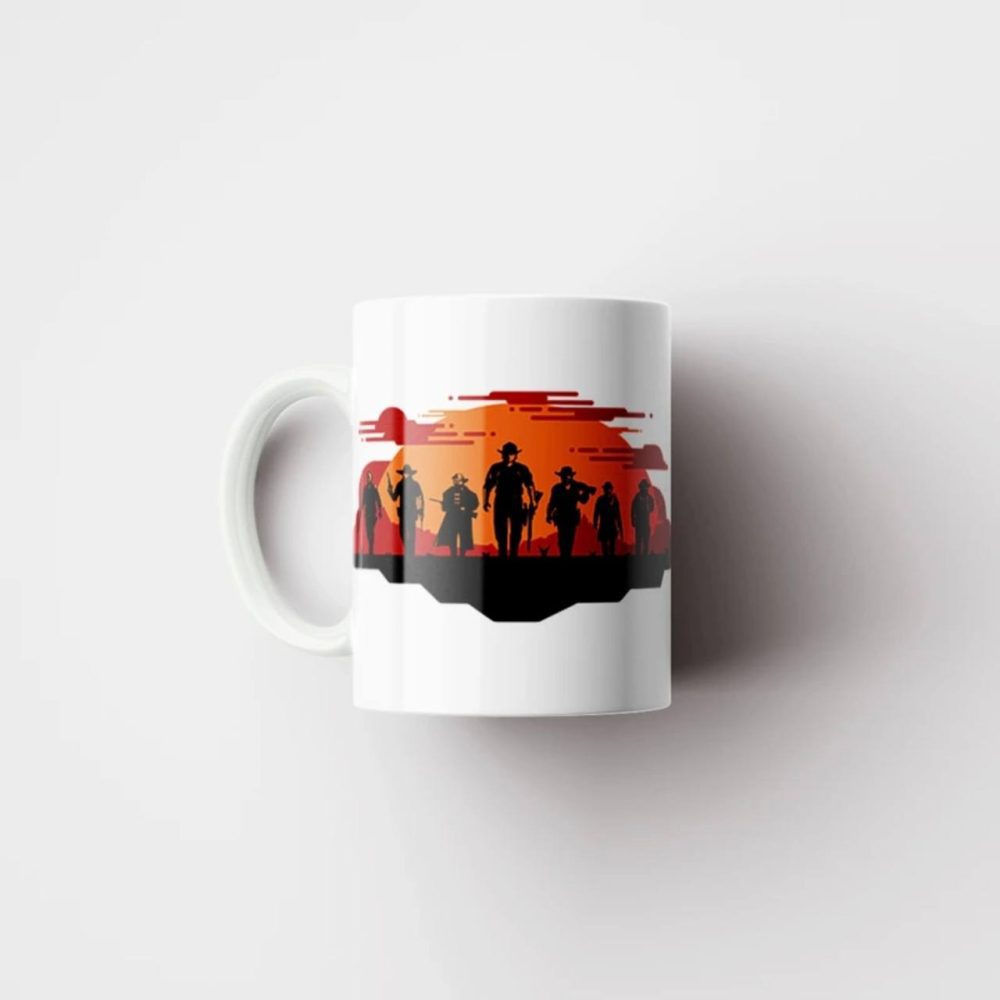 ماگ گیمینگ طرح رد دد ردمپشن RED DEAD REDEMPTION کد B