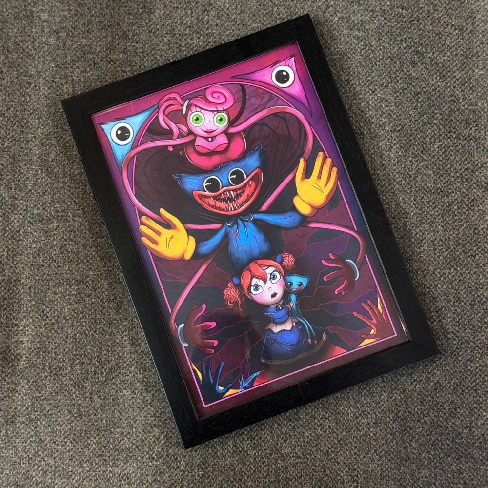 تابلو گیمینگ پاپی پلی تایم PUPPY PLAY TIME کد B سایز A3