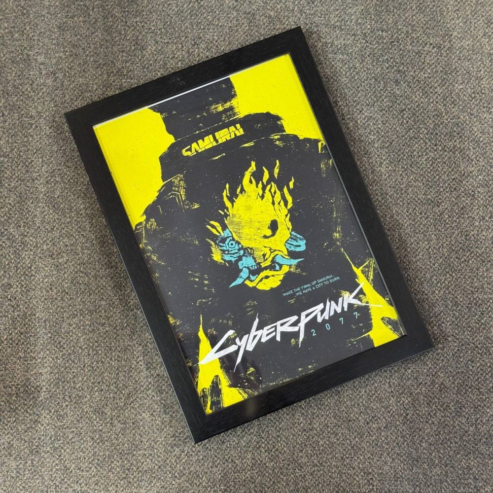 تابلو گیمینگ سایبرپانک Cyberpunk سایز A3