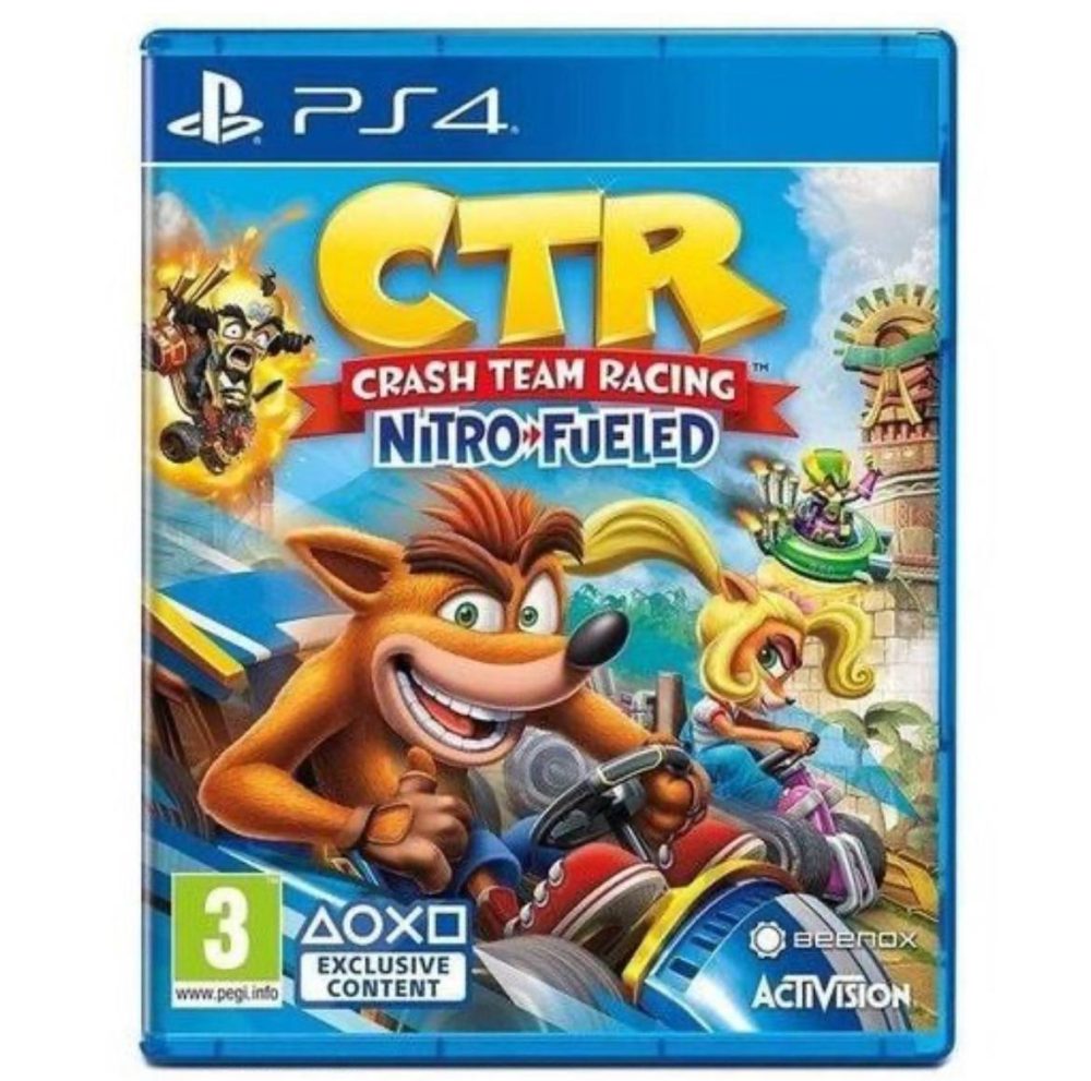 دیسک بازی CRASH TEAM RACING ریجن All برای PS4 (کارکرده)