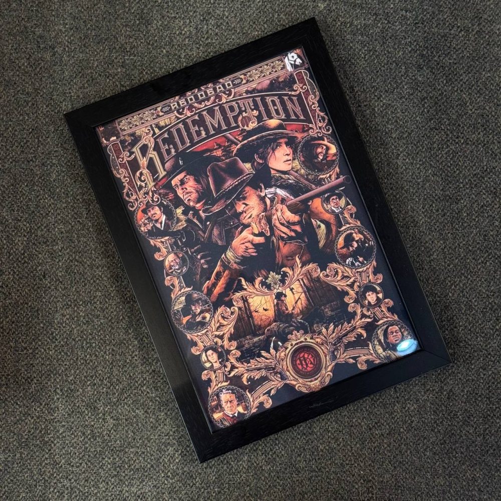 تابلو گیمینگ رد دد ردمپشن RED DEAD REDEMPTION کد B سایز A3