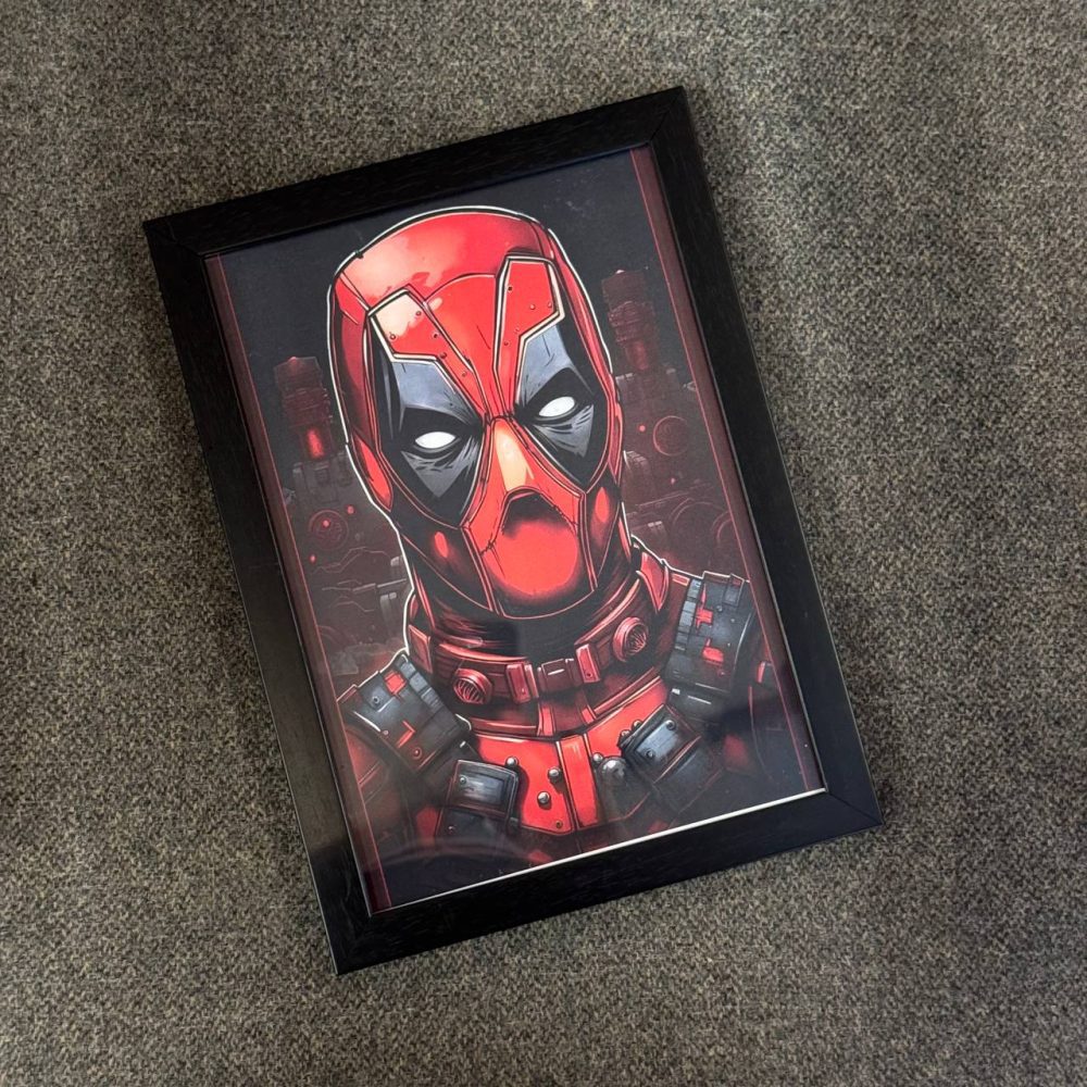 تابلو گیمینگ ددپول DEADPOOL کد B سایز A3