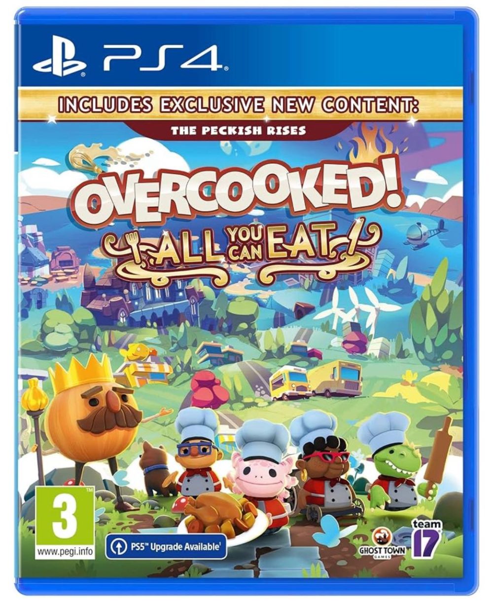 دیسک بازی OVERCOOKED برای PS4 (کارکرده)