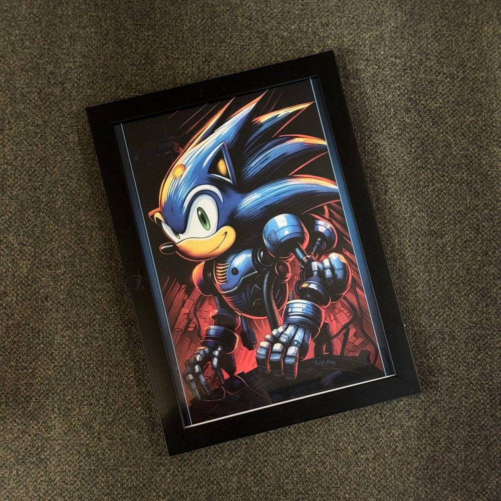 تابلو گیمینگ سونیک SONIC سایز A3