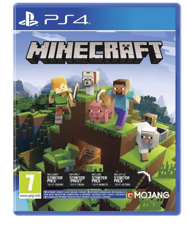 دیسک بازی ماینکرفت Minecraft Bedrock Edition برای PS4(کارکرده)