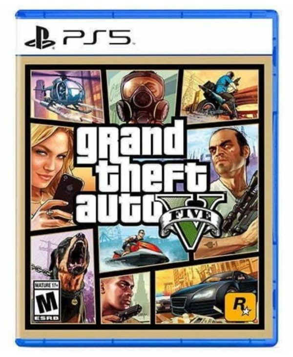 دیسک بازی GTA V برای PS5 (کارکرده)