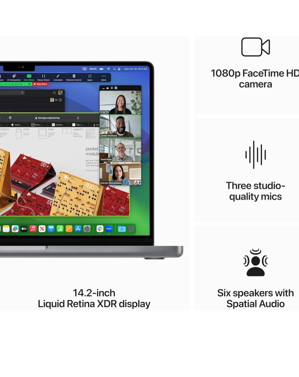 لپ تاپ مک بوک پرو 14.2 اینچ مدل A2918 2023 با پردازنده M3 و ظرفیت 512GB (اوپن باکس) - Image 4