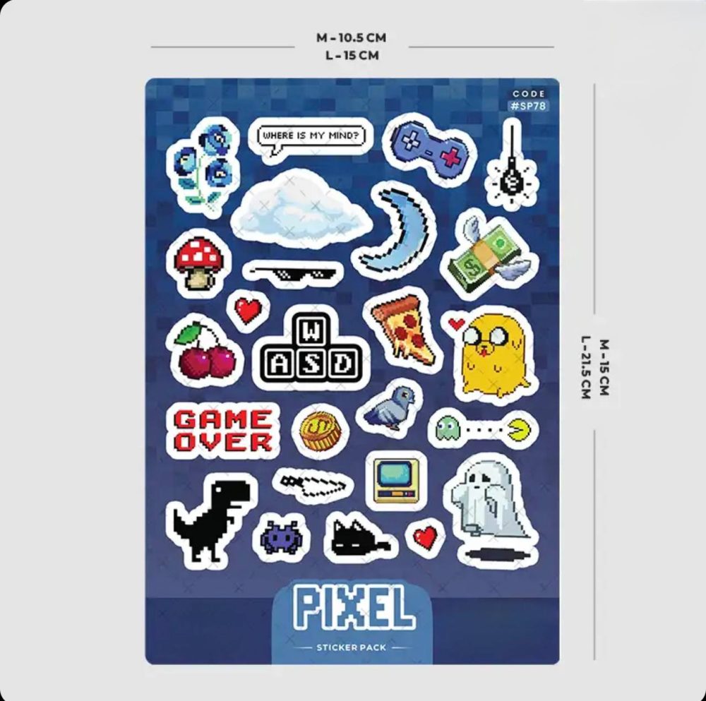 پک استیکر پیکسل Pixel