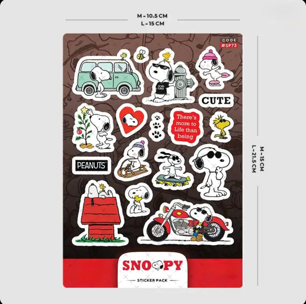 پک استیکر اسنوپی Snoppy