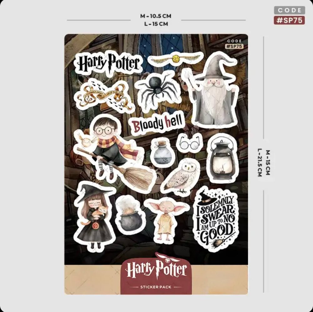 پک استیکر هری پاتر کد F