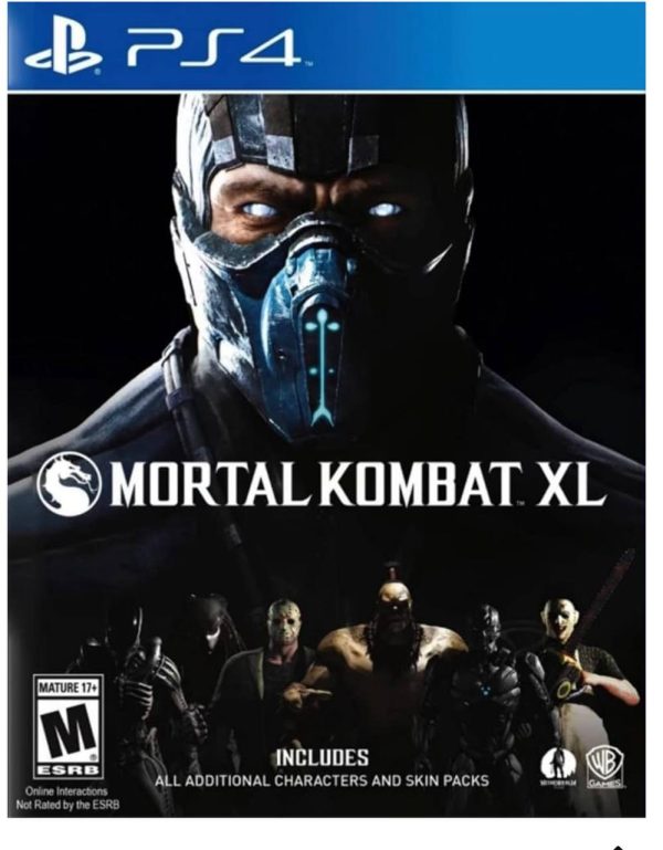 دیسک بازی مورتال کامبت MORTAL KOMBAT XL برای PS4 (کارکرده)