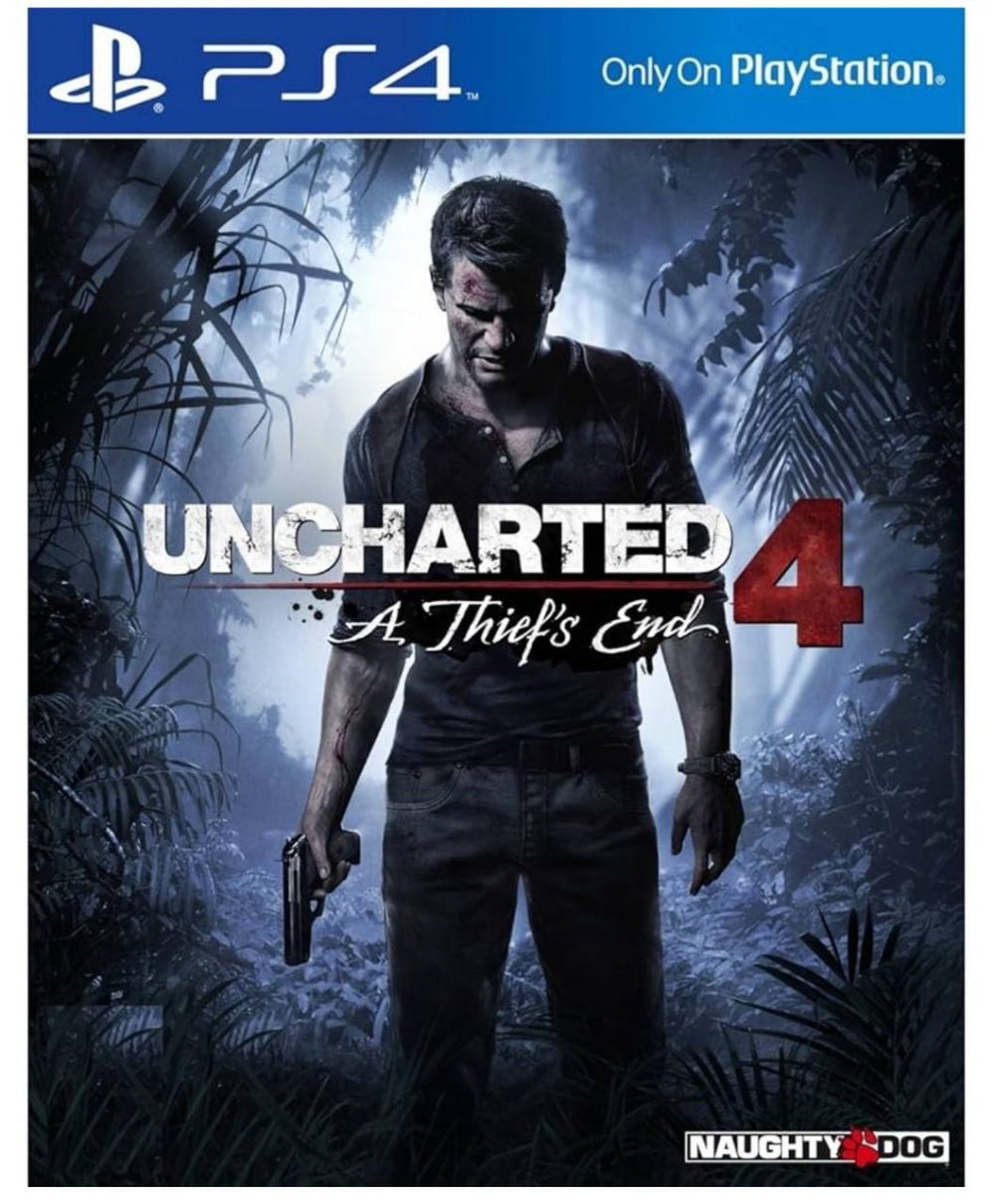 دیسک بازی UNCHARTED 4 A Thief's End برای PS4 (کارکرده)