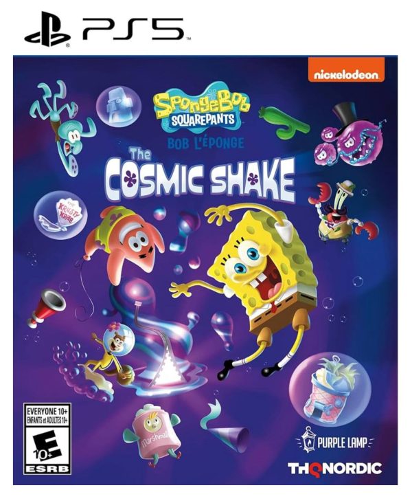 دیسک بازی SPONGEBOB COSMIC SHAKE برای PS5 (کارکرده)