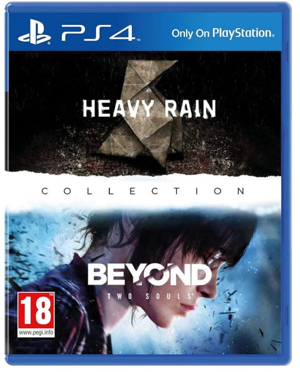 دیسک بازی THE HEAVY RAIN & BEYOND : TWO SOULS COLLECTION - PS4 (کارکرده)