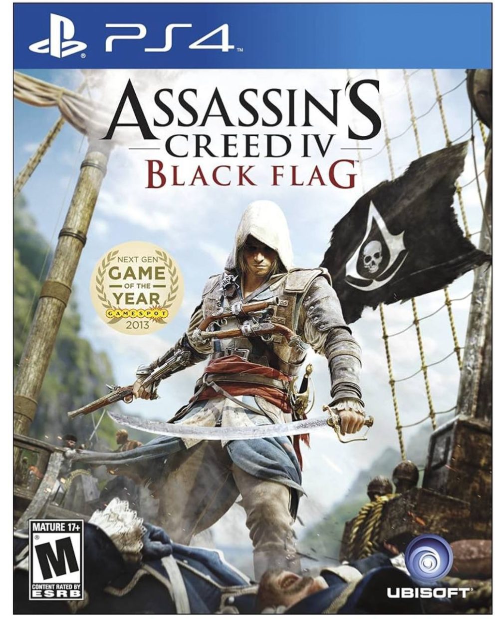 دیسک بازی ASSASSINS'S CREED IV BLACK FLAG برای PS4 (کارکرده)