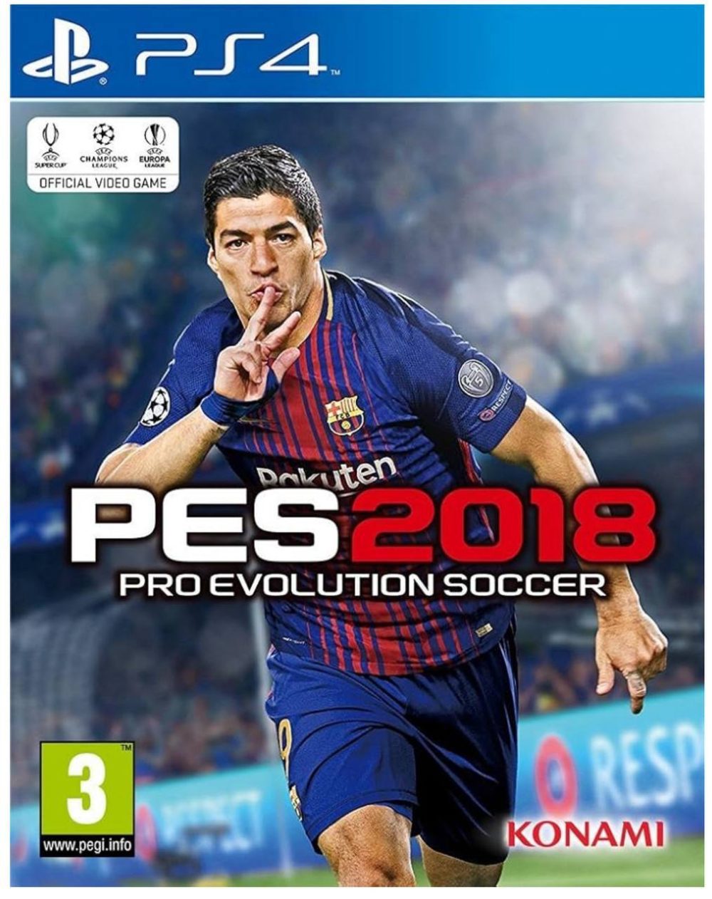 دیسک بازی PES 2018 برای PS4 (کارکرده)