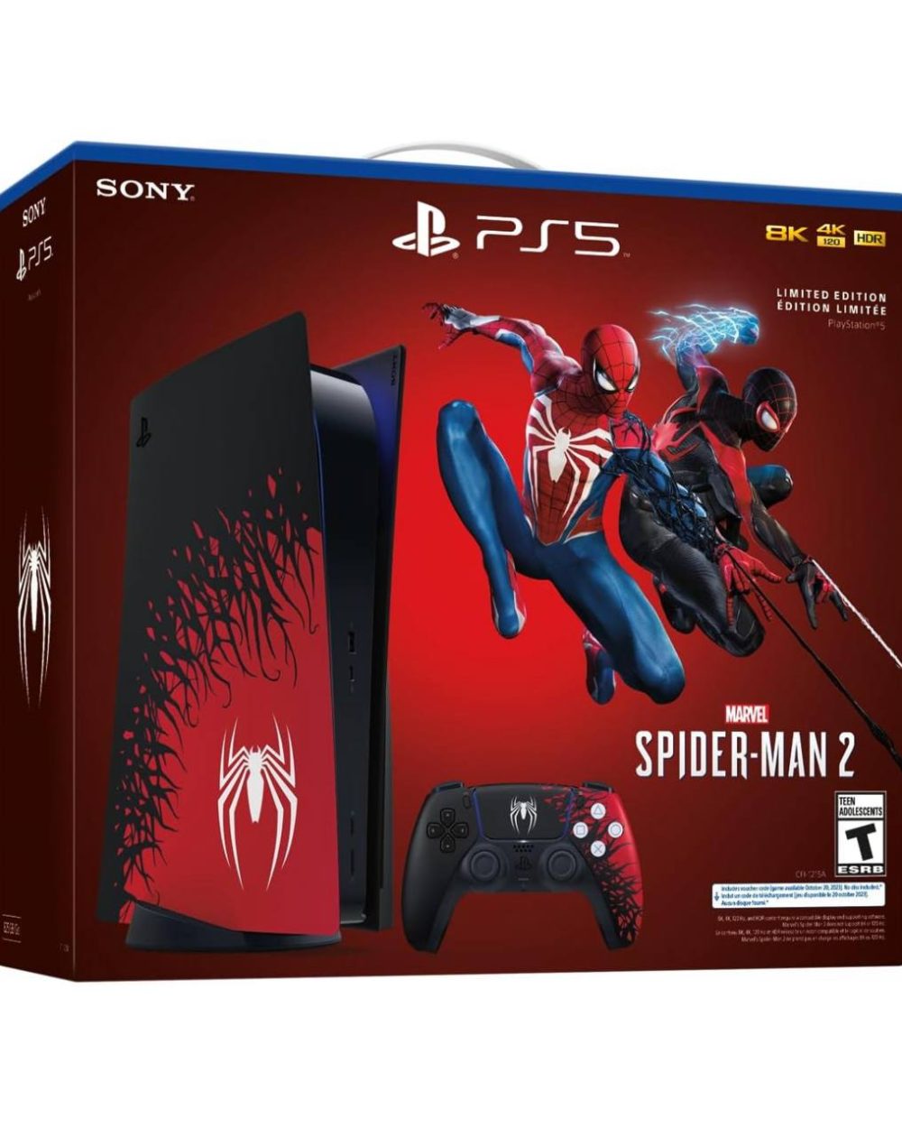 کنسول بازی سونی استاندارد PlayStation 5 Spider Man 2 Bundle (کارکرده) - Image 5