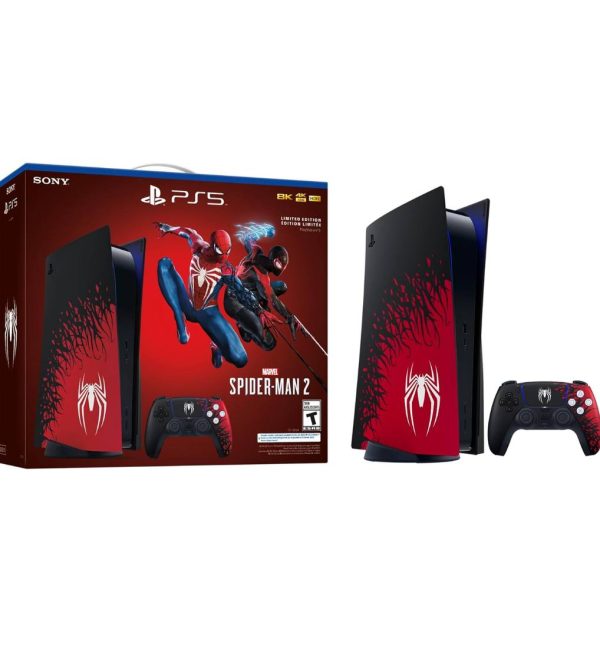 کنسول بازی سونی استاندارد PlayStation 5 Spider Man 2 Bundle (کارکرده)