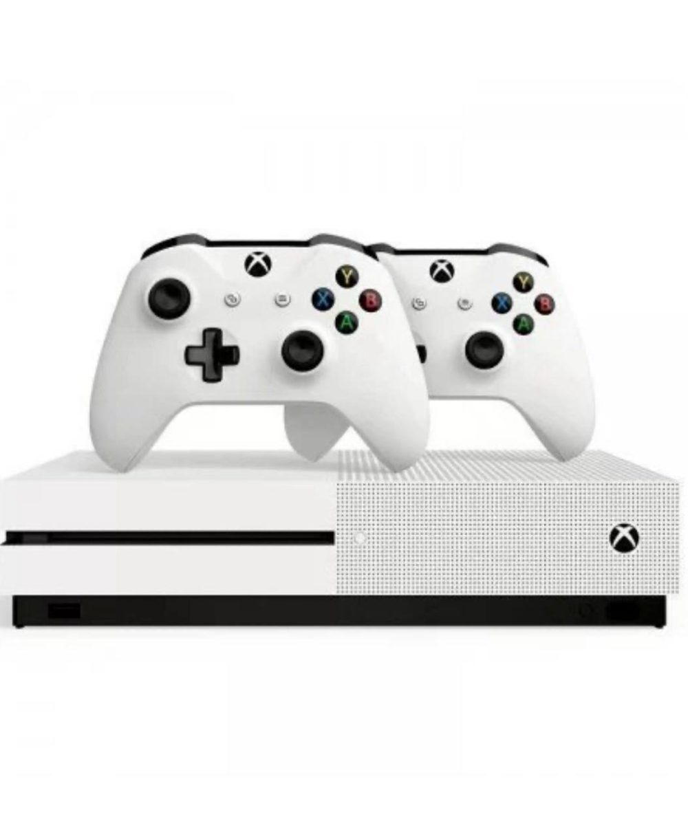 کنسول بازی مایکروسافت Xbox One S 1TB استاندارد به همراه دو دسته (کارکرده)