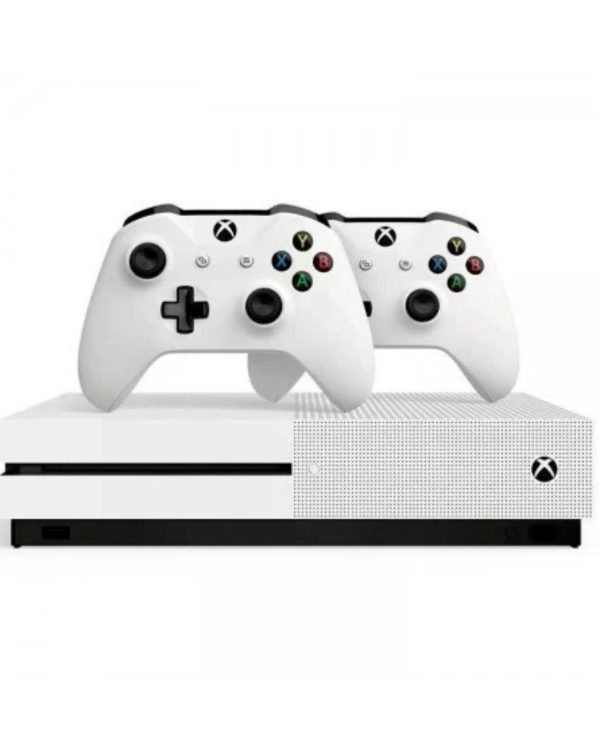 کنسول بازی مایکروسافت Xbox One S 1TB استاندارد به همراه دو دسته (کارکرده)