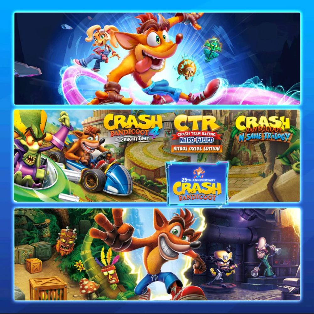 اکانت قانونی بازی CRASH BANDICOOT CRASHIVERSARY Bundle برای PS5 و PS4