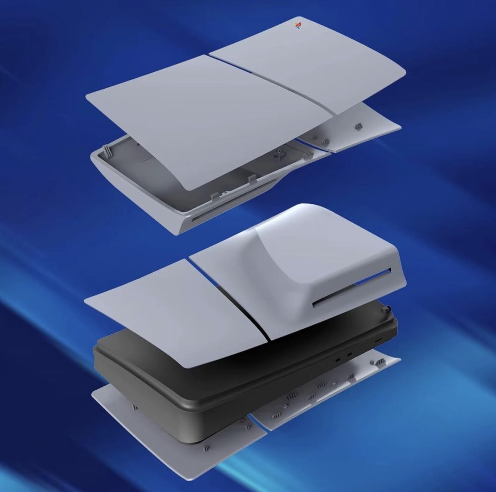 کاور و فیس پلیت طرح سی سالگی مخصوص PS5 اسلیم استاندارد - Image 4