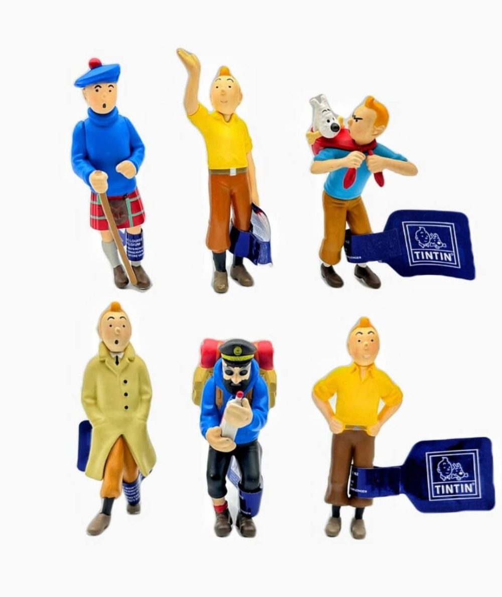 پک فیگور اورجینال 6 عددی تن تن سایز کوچک کد A