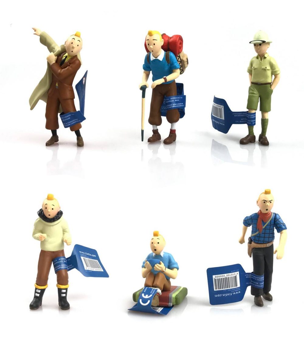 پک فیگور اورجینال 6 عددی تن تن سایز کوچک کد B