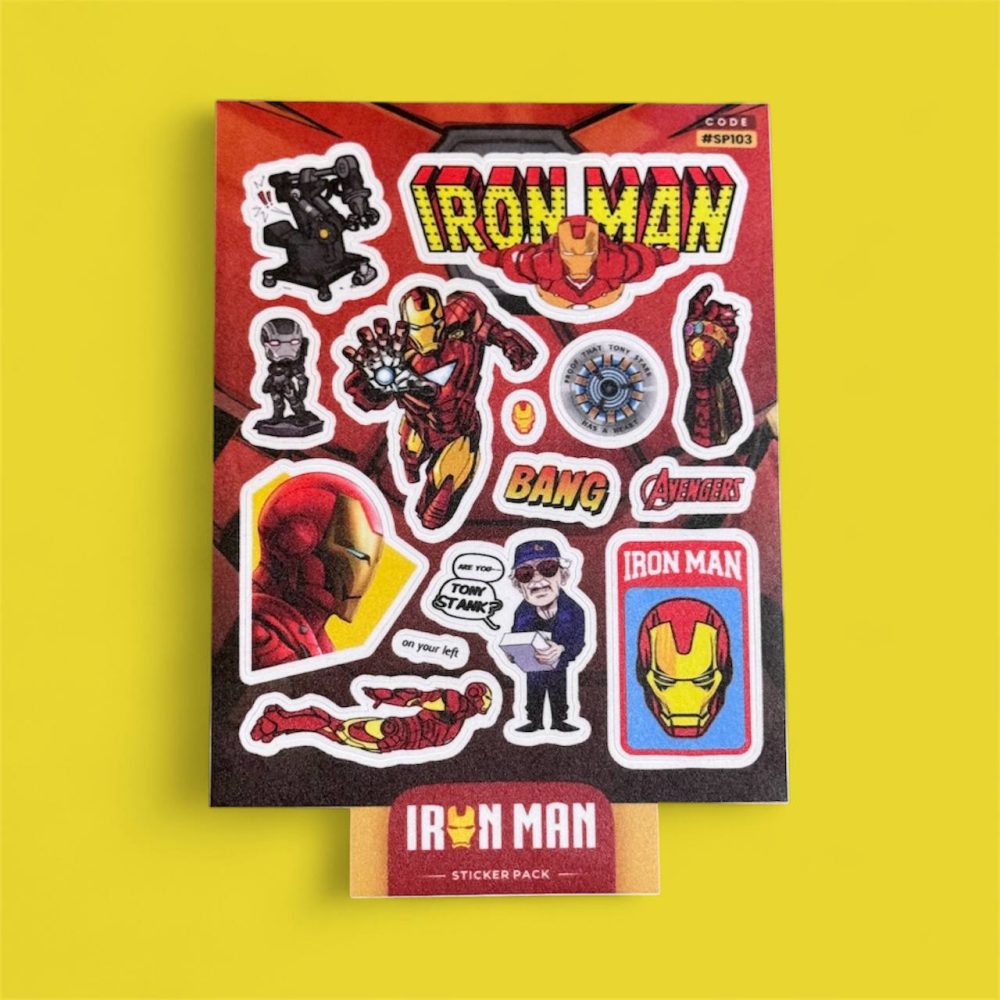 پک استیکر IRON MAN