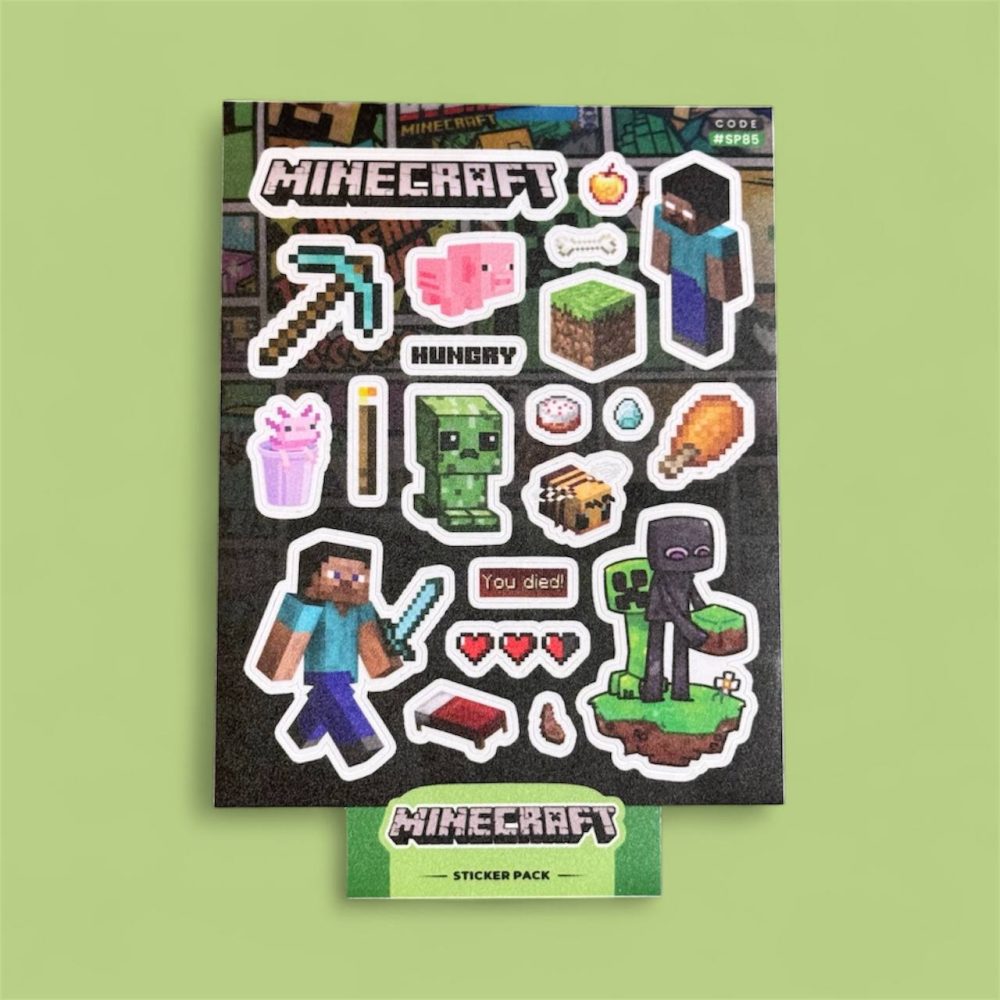 پک استیکر Minecraft