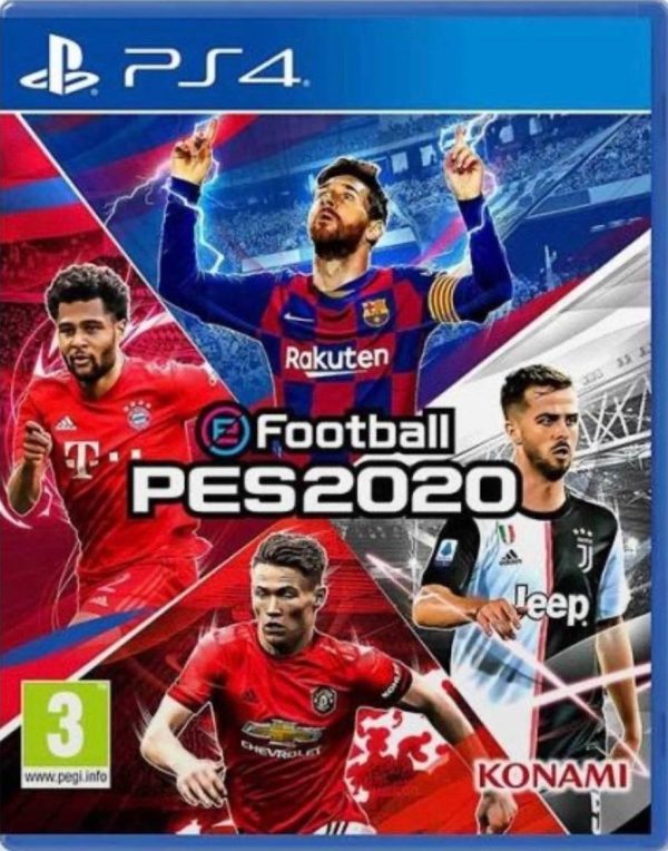 دیسک بازی  eFootball PES 2020 برای PS4 (کارکرده)